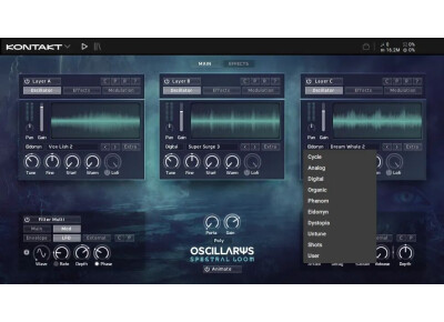 Ocean Swift Synthesis Oscillarys