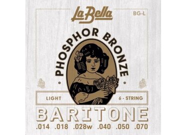 La Bella BG Phosphor Bronze Acoustic Baritone