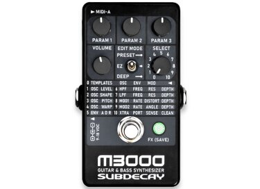 Subdecay Studios M3000 Guitar and Bass Synthesizer
