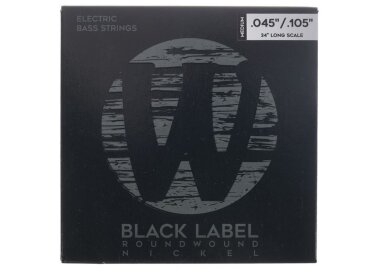 Warwick Black Label Nickel-Plated Steel 4-String