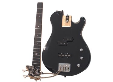 Journey Instruments Overhead Electric Black Travel Bass Guitar OEB990
