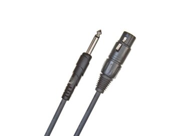 D'Addario PW-CGMIC-25 Classic Microphone/Powered Speaker Cable 1/4" to XLR 25'