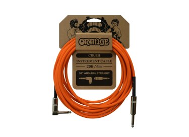 Orange Crush Instrument Angled Cable 20'
