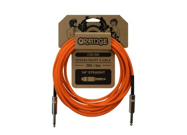 Orange Crush Instrument Straight Cable 20'