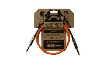Orange Crush Speaker Straight Cable 3'