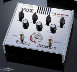 Réglage volume maxi Vox Bulldog Distortion