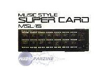 Roland MSL-15 Music Style Super Card