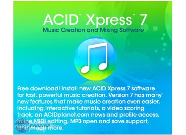 Sony ACID 7 Xpress