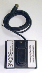 Ploytec 34one : pédale midi clock