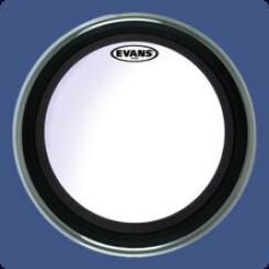 Evans EMAD bass drumhead coated