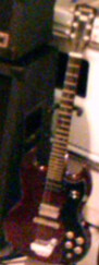 Raven West Guitar (style gibson sg)
