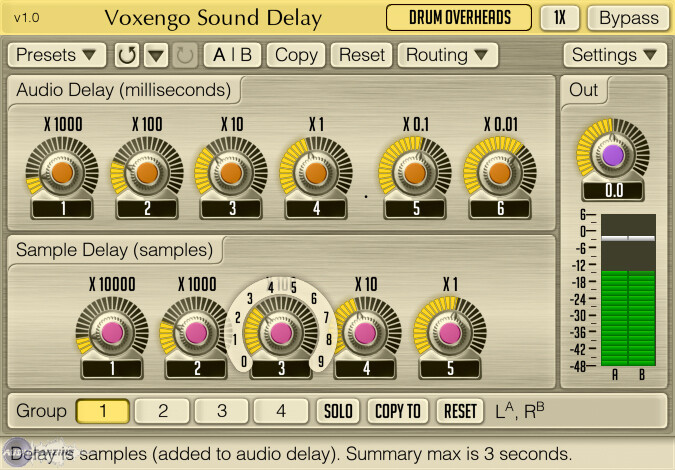 Voxengo Sound Delay and Tube Amp updated