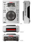 Vestax CDR-07 : enregistreur CD DJ