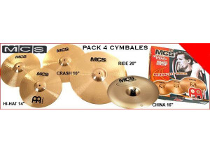 Meinl MCS Ready Set Rock Cymbal Set-up