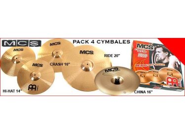 Meinl MCS Ready Set Rock Cymbal Set-up