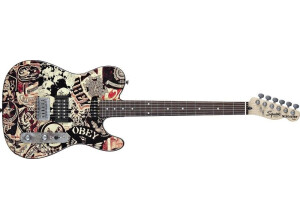 Squier Obey Graphic Telecaster Collage