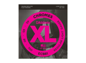 D'Addario XL Chromes Flat Wound Bass Strings