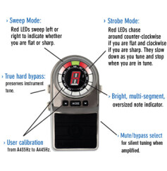 Planet Waves CT-04 Chromatic Pedal Tuner 