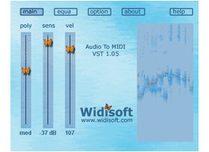 Widi Audio To MIDI VST