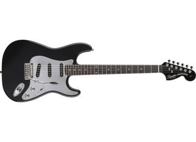Squier Black and Chrome Standard Stratocaster