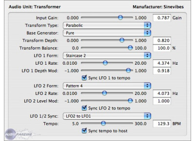 Sinevibes Transformer