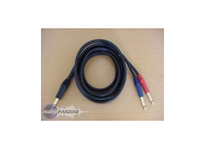 Schulz Kabel Cable Jack Stéréo / 2x Jack Mono - 3 Mètres