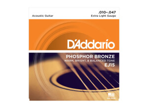 D'Addario Phosphor Bronze Wound Acoustic Guitar