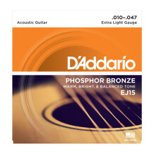 D'Addario Phosphor Bronze Wound Acoustic Guitar