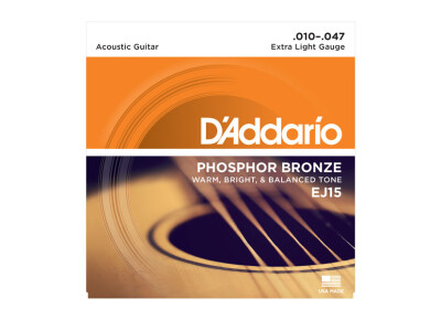D'Addario Phosphor Bronze Wound Acoustic Guitar