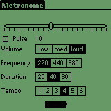Pierre Lescuyer [freeware] métronome pour Palm