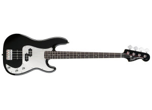 Squier Black and Chrome Standard Precision Bass