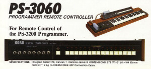 Korg PS-3060 programmer remote controller