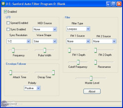 Sanford Sound Design Sanford Auto Filter [Freeware]