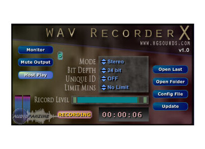 Homegrown Sounds WAV Recorder X