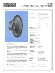 Altec Lansing 416-8C