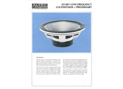 Altec Lansing 421 - 8LF
