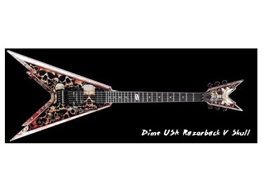 Dean Guitars USA Dime Razorback V Skull