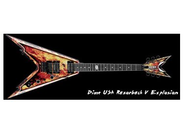 Dean Guitars USA Dime Razorback V Explosion