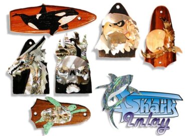 Shark Inlay Custom Truss Rod Cover