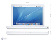 Apple MacBook Core 2 Duo 2 GHz 2Go RAM 80Go HDD