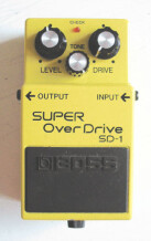 Boss SD-1 SUPER OverDrive - Tubescreamer on steroids mod