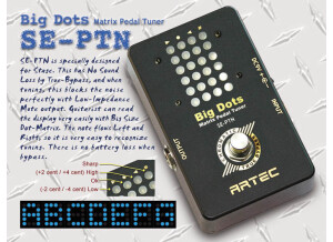 Artec SE-PTN Big Dots Matrix Pedal Tuner