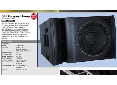 DAP-Audio COMPAQ ARRAY D3710