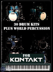 Audiowarrior 30 Drum Kits Plus 12 World
