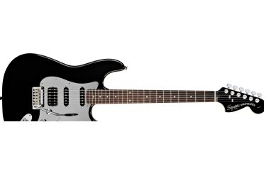 Squier Black and Chrome Standard Stratocaster HSS