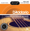 D'Addario EXP Coated Phosphor Bronze Wound Acoustic Guitar