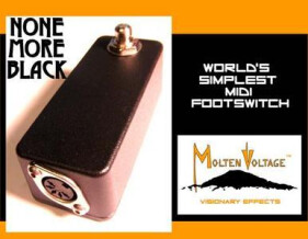 Molten Voltage None More Black MIDI Footswitch