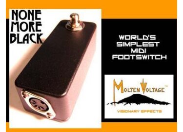 Molten Voltage None More Black MIDI Footswitch