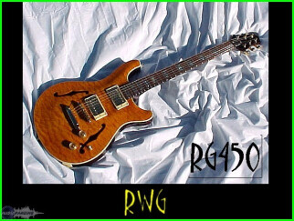Raven West Guitar RG 450 Amber Quilt