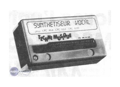 Amstrad Computer Synthetiseur vocal   "Techni-musique"